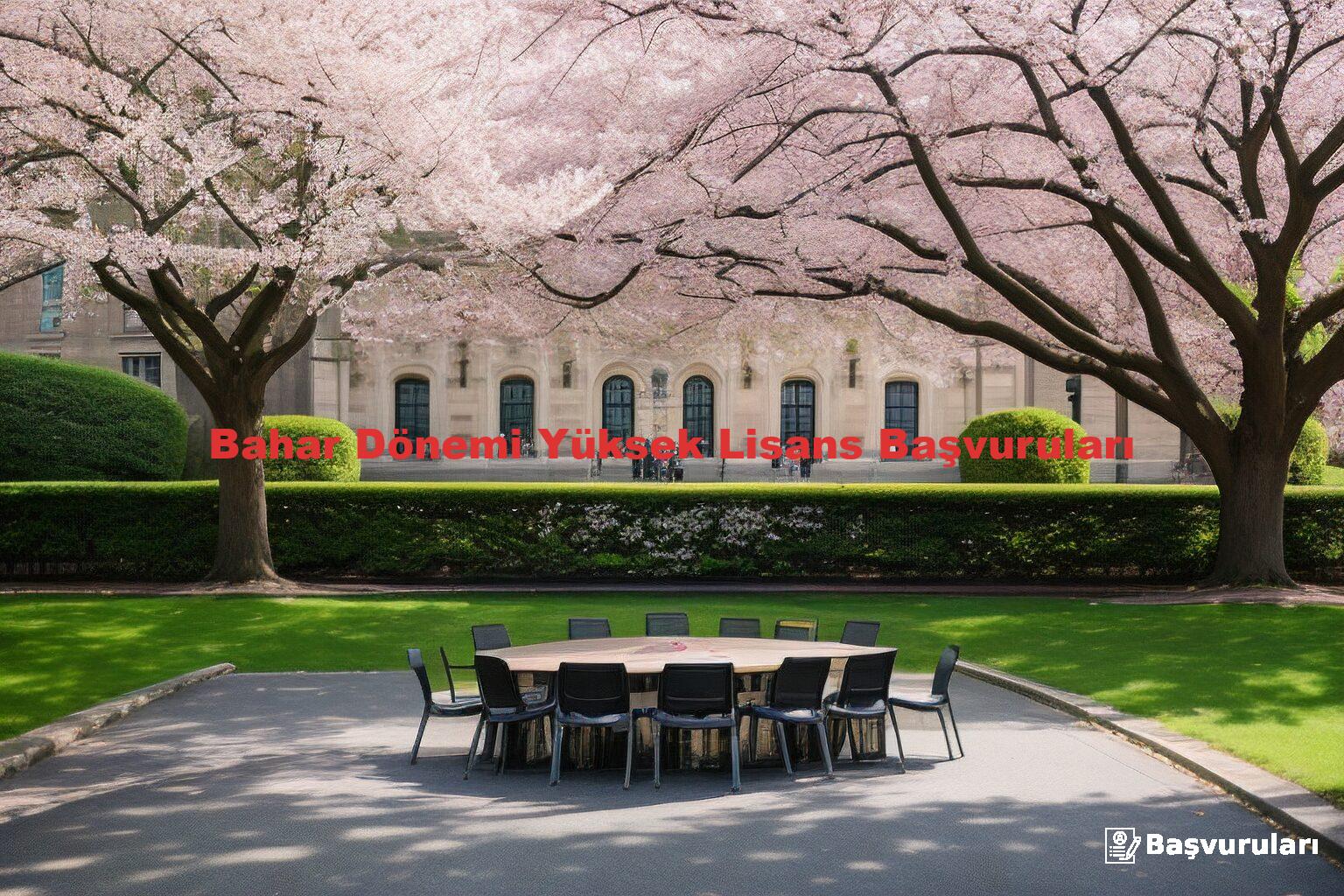 Bahar Dönemi Yüksek Lisans Başvuruları