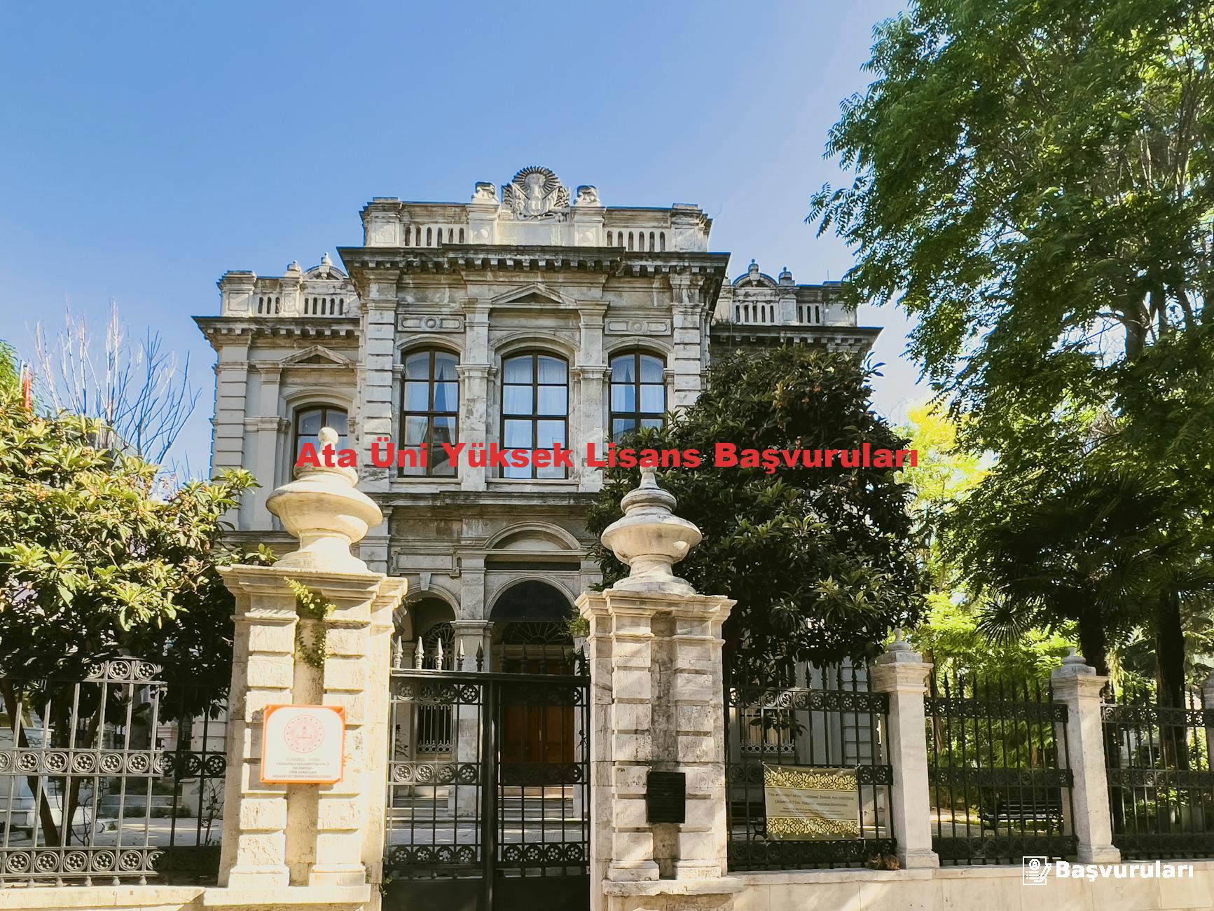Ata Üni Yüksek Lisans Başvuruları