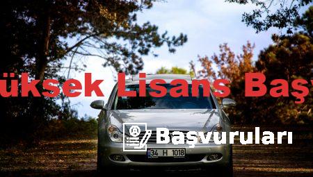 Makü Yüksek Lisans Başvuruları