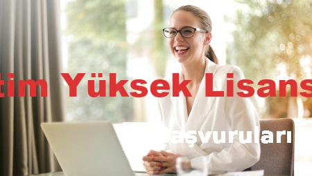 Uzaktan Eğitim Yüksek Lisans Başvuruları