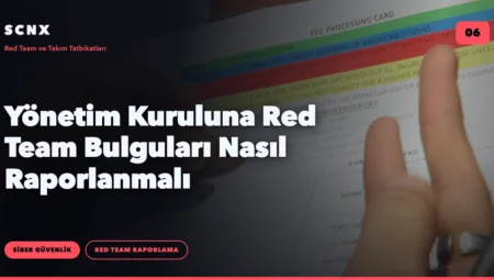 Yönetim Kuruluna Red Team Bulguları Nasıl Raporlanmalı